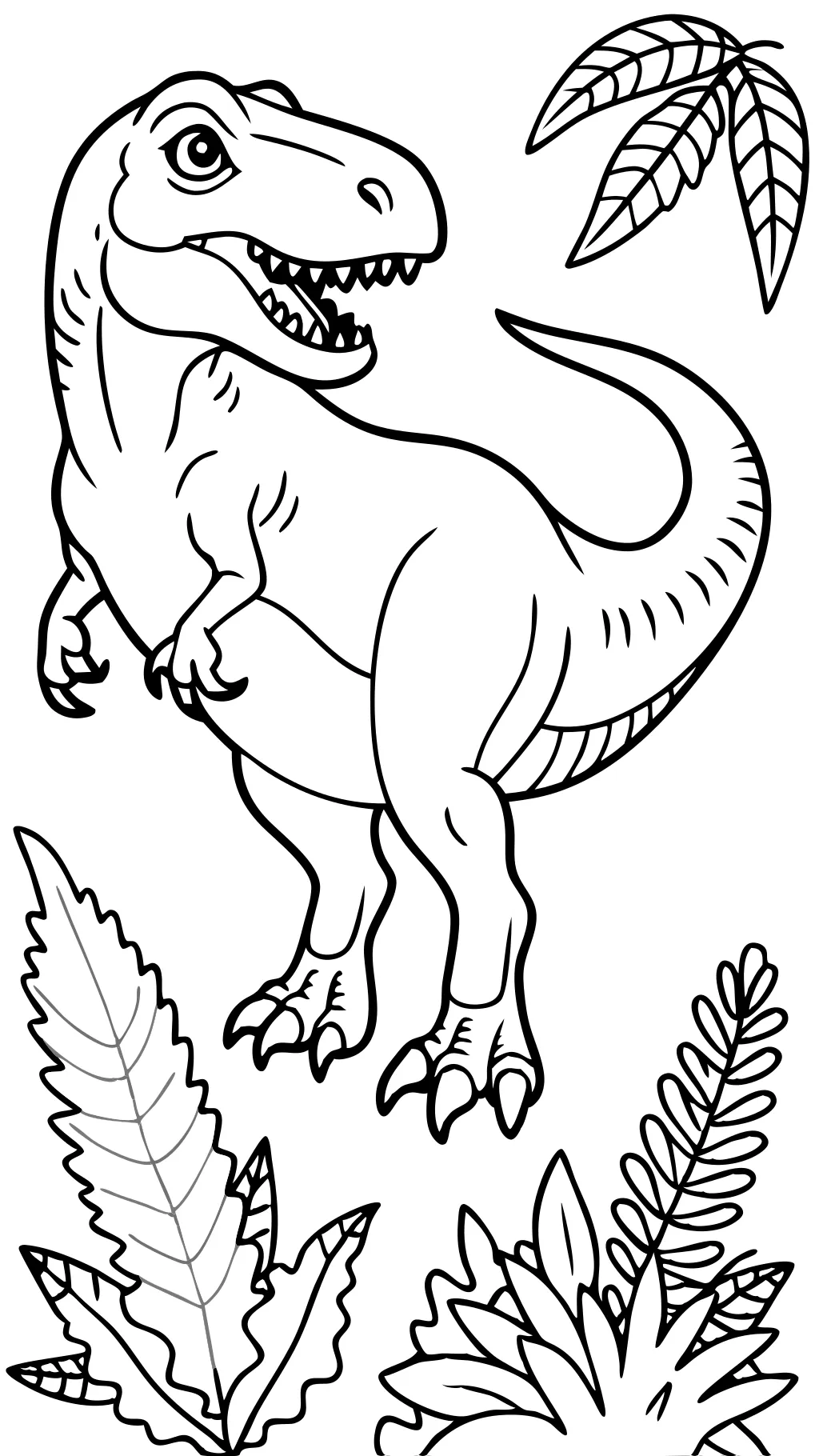 Jurassic World T Rex Páginas para colorear